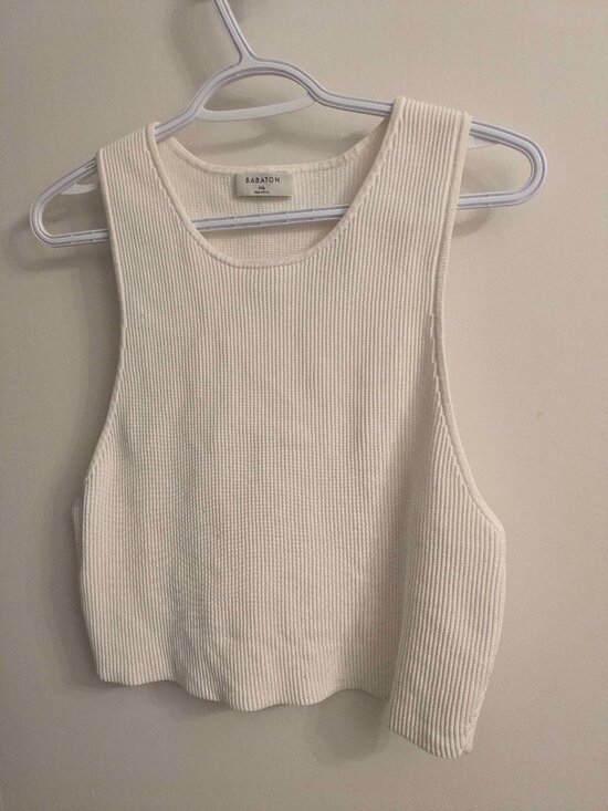 Babaton Tops - Babaton Sculpt Knit Racer Cropped Tank 2XL